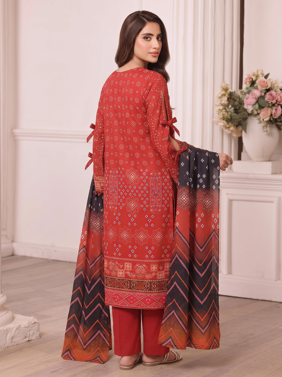 Mayal – 3 Piece Printed Suit  Vol 2 (Design 02)