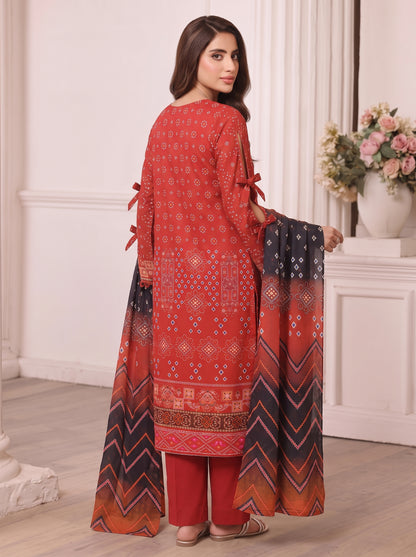 Mayal – 3 Piece Printed Suit  Vol 2 (Design 02)