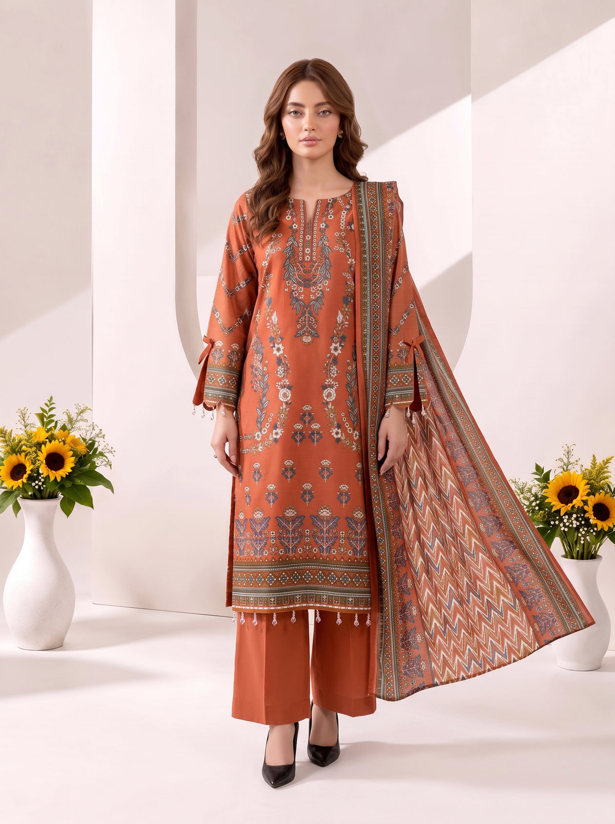 chanchal  Khaddar Printed Suit Vol 1 (Design 1)