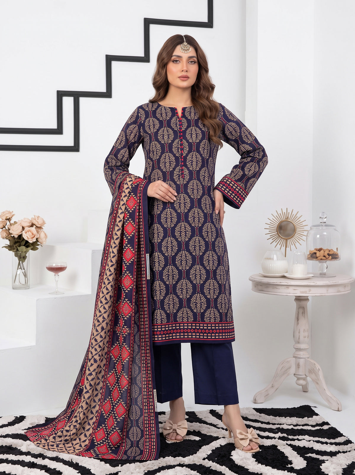 Khaddar Mehak 3-Piece Suit