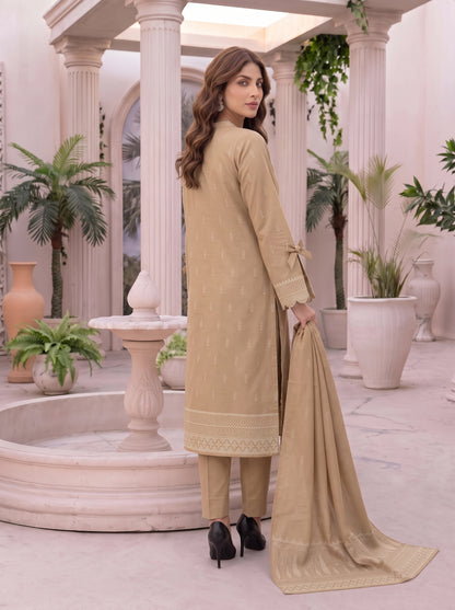 Libas e Khas Karandi 3-Piece Printed Suits Vol 1 (Design 1)