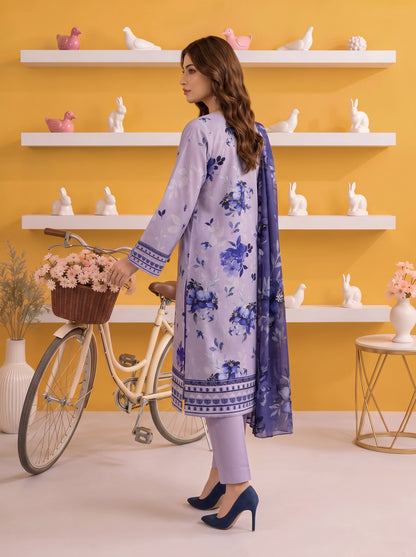 Gul-e-Saher – 3 Piece Printed Lawn Suit