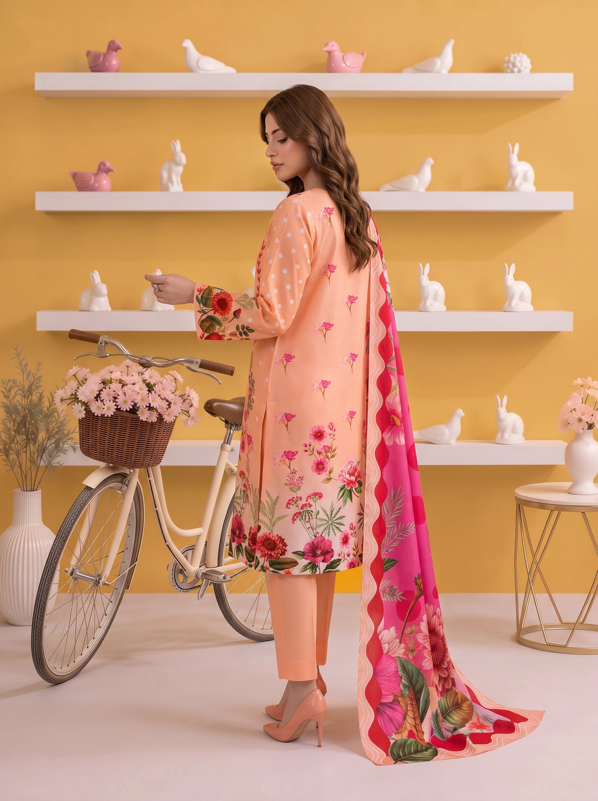 Gul-e-Saher – 3 Piece Printed Lawn Suit