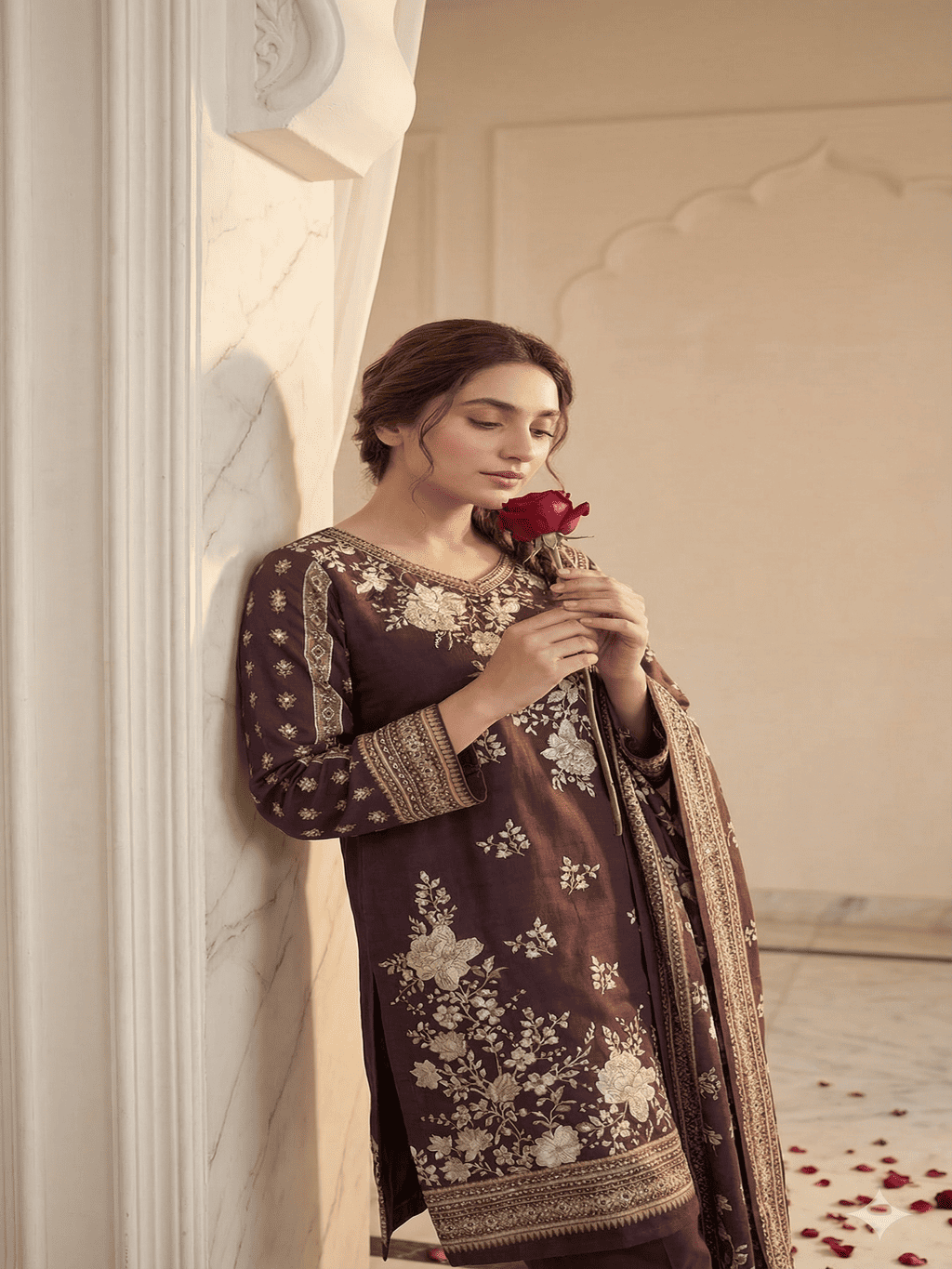 Unstitched Printed Lawn 3 Piece