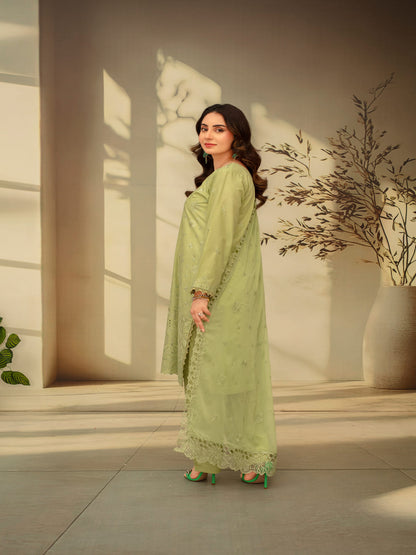 Unstitched Printed Lawn 3 Piece Suit