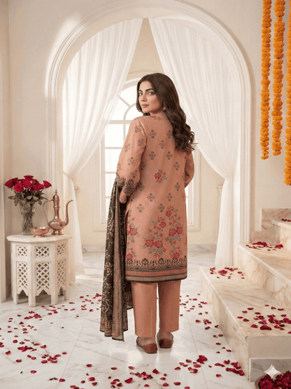 Unstitched Printed Lawn 3 Piece