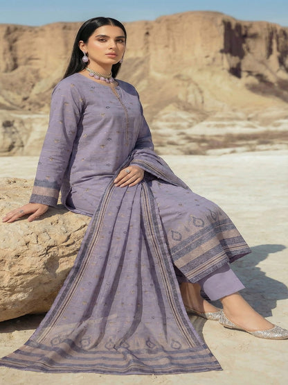 Jacquard Brosha Bana Dora 3 Piece Lawn Suit-Unstitched