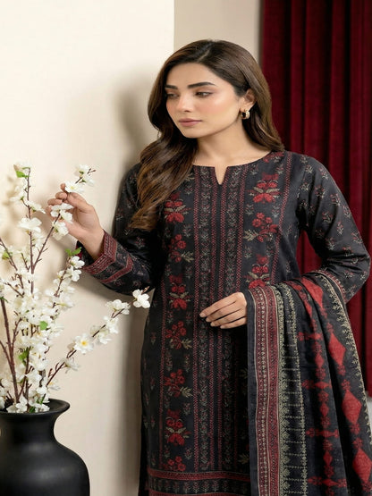 Unstitched Printed Lawn 3 Piece