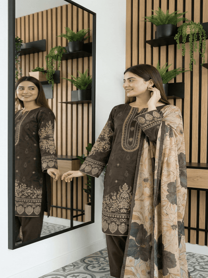 Unstitched Digital Print Lawn 3 Piece