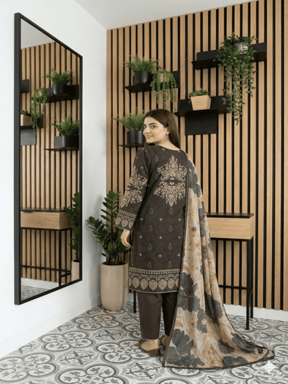 Unstitched Digital Print Lawn 3 Piece