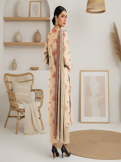 Unstitched Printed Lawn 3 Piece