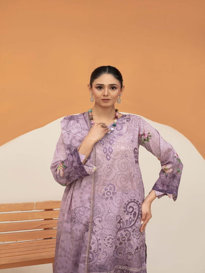 Unstitched Printed Lawn 3 Piece