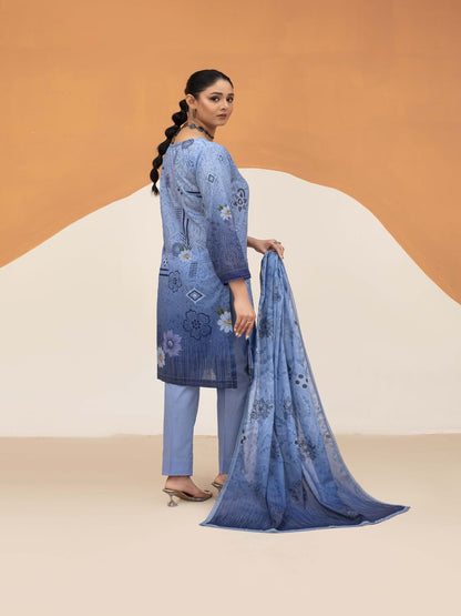 Unstitched Printed Lawn 3 Piece