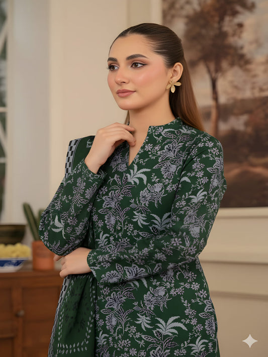 Unstitched Printed Lawn 3 Piece
