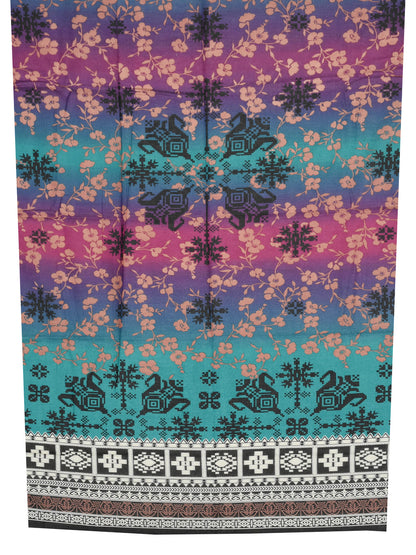 Unstitched Printed Lawn 3 Piece Suit